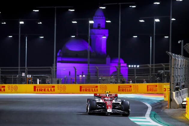 24 Guanyu Zhou CHN, Alfa Romeo F1 Team ORLEN , F1 Grand Prix of Saudi Arabia at Jeddah Corniche Circuit on March 27, 2022 in Jeddah, Saudi Arabia Photo by HOCH ZWEI Jeddah Saudi Arabia