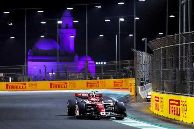 24 Guanyu Zhou CHN, Alfa Romeo F1 Team ORLEN , F1 Grand Prix of Saudi Arabia at Jeddah Corniche Circuit on March 27, 2022 in Jeddah, Saudi Arabia Photo by HOCH ZWEI Jeddah Saudi Arabia