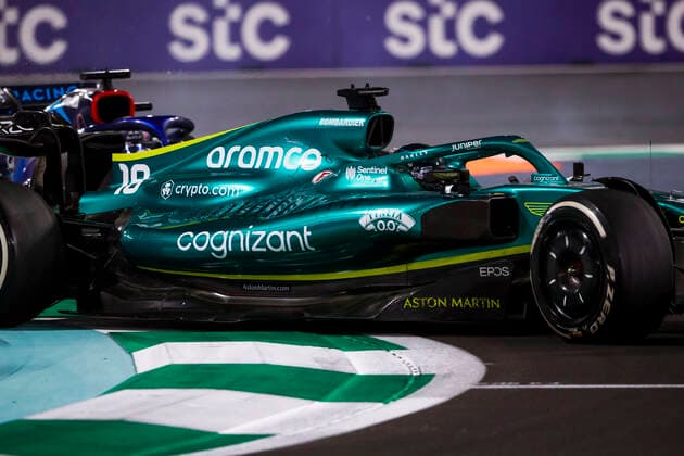 18 Lance Stroll CAN, Aston Martin Aramco Cognizant F1 Team , F1 Grand Prix of Saudi Arabia at Jeddah Corniche Circuit on March 27, 2022 in Jeddah, Saudi Arabia Photo by HOCH ZWEI Jeddah Saudi Arabia