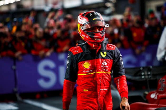 55 Carlos Sainz ESP, Scuderia Ferrari , F1 Grand Prix of Saudi Arabia at Jeddah Corniche Circuit on March 27, 2022 in Jeddah, Saudi Arabia Photo by HOCH ZWEI Jeddah Saudi Arabia