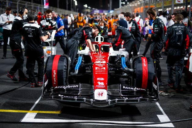 Alfa Romeo F1 Team ORLEN, F1 Grand Prix of Saudi Arabia at Jeddah Corniche Circuit on March 27, 2022 in Jeddah, Saudi Arabia Photo by HOCH ZWEI Jeddah Saudi Arabia