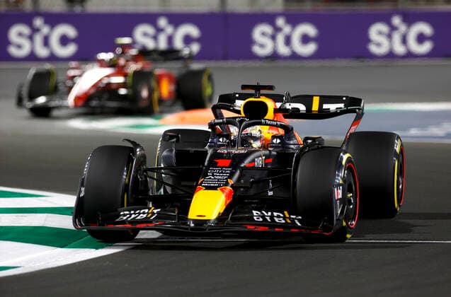 1 Max Verstappen NLD, Oracle Red Bull Racing , F1 Grand Prix of Saudi Arabia at Jeddah Corniche Circuit on March 27, 2022 in Jeddah, Saudi Arabia Photo by HOCH ZWEI Jeddah Saudi Arabia