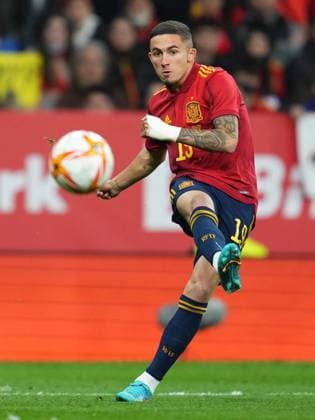 ESP: Spain-Albania. Friendly match Yeremi Pino of Spain during the friendly match between Spain and Albania played at RCDE Stadium on March 26, 2022 in Barcelona, Spain. kpng Copyright: xPRESSINPHOTOx PS_220326_297