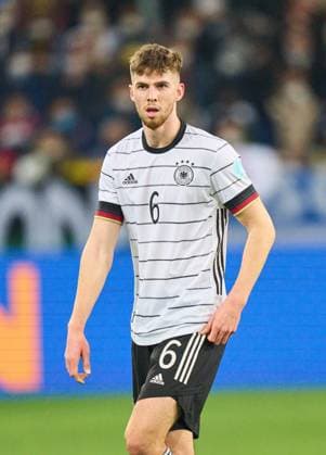 Anton Stach, DFB 6 in the friendly match GERMANY - ISRAEL 2-0 Preparation for World Championships 2022 in Qatar ,Season 2021 2022, on Mar 26, 2022 in Sinsheim, Germany.