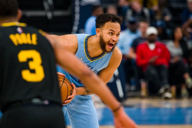 Grizzlies Small Forward Kyle Anderson (1) calling plays during a NBA, Basketball Herren, USA game between Memphis Grizzlies and Golden State Warriors at FedEx Forum in Memphis, Tennessee, USA, 28 March 2022. Golden State Warriors at Memphis Grizzlies !ACHTUNG: NUR REDAKTIONELLE NUTZUNG!  Copyright: xMatthewxA.xSmithx AME7082 20220329-6820bdedeb14e8c384b763f78c45388c7ba1e6d1