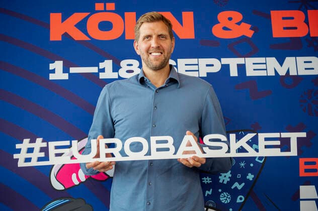 Basketball, EuroBasket Press Conference with Dirk Nowitzki in Cologne