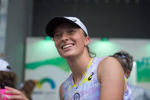 Iga Swiatek (POL) defeated Coco Gauff (USA) 6-3, 6-1, at the Miami Open being played at Hard Rock Stadium in Miami Gardens, Florida on March 28, 2022: Ã‚ Tennisclix CSM Miami Gardens USA - ZUMAc04_ 20220328_zaf_c04_017 Copyright: xKarlaxKinnex