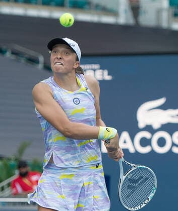 Iga Swiatek (POL) defeated Coco Gauff (USA) 6-3, 6-1, at the Miami Open being played at Hard Rock Stadium in Miami Gardens, Florida on March 28, 2022: Ã‚ Tennisclix CSM Miami Gardens USA - ZUMAc04_ 20220328_zaf_c04_068 Copyright: xKarlaxKinnex