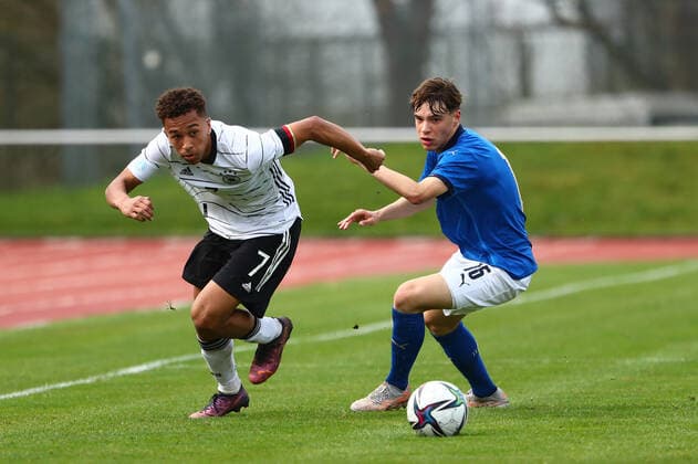 Football, U16 international, Germany - Italy