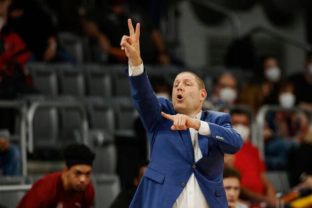 Head coach Oren Amiel Brose Bamberg amberg HAKRO Merlins Crailsheim easyCredit BBL Basketball Bundesliga Season 2021 22 Matchday 17, 29 03 2022 Bamberg, Brose Arena Photo Daniel Löb Loeb Copyright: DanielxLöb