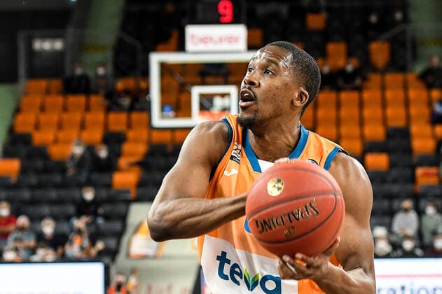 GER, EuroCup, ratiopharm ulm vs Frutti Extra Bursaspor 29 03 2022, ratiopharm arena, Neu Ulm, GER, EuroCup, ratiopharm ulm vs Frutti Extra Bursaspor, in picture Semaj Christon Ulm, 0 nordphotoxGmbHx xHafner nph00200