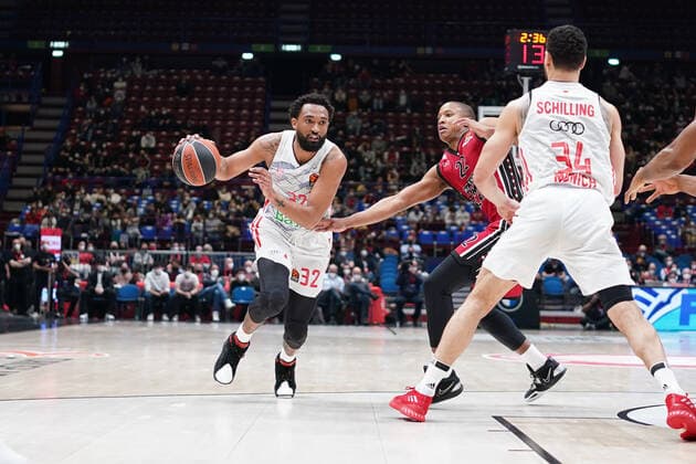Darrun Hilliard (FC Bayern Munchen Basketball) during A X Armani Exchange Milano vs Bayern Monaco, Basketball Euroleague Championship in Milan, Italy, March 29 2022  Copyright: xSimonexLucarellix xipa-agency.nex xx 0