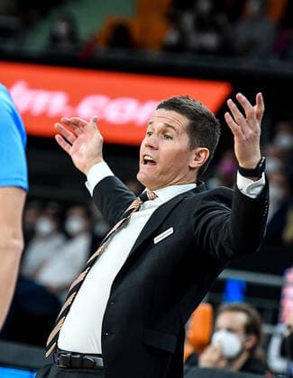GER, EuroCup, ratiopharm ulm vs Frutti Extra Bursaspor 29 03 2022, ratiopharm arena, Neu Ulm, GER, EuroCup, ratiopharm ulm vs Frutti Extra Bursaspor, pictured Jaka Lakovic Ulm nordphotoxGmbHx xHafner nph00200