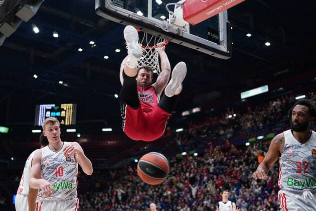 March 29, 2022, Milan, Italy: Milan, Italy, Mediolanum Forum, March 29, 2022, Nicolo Melli (AX Armani Exchange Olimpia Milano) during A.X Armani Exchange Milano vs Bayern Monaco - Basketball Euroleague Championship. Basketball Euroleague Championship - A X Armani Exchange Milano vs Bayern Monaco, Milan, Italy  - ZUMAl164 20220329_zsa_l164_096 Copyright: xSimonexLucarellix