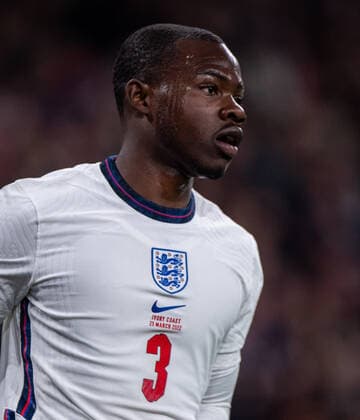 LONDON, ENGLAND - MARCH 29: Crystal Palace defender Tyrick Mitchell of England during the International Friendly, Länderspiel, Nationalmannschaft match between England and Ivory Coast at Wembley Stadium on March 29, 2022 in London, E England v Ivory Coast - International Friendly Copyright: xSebastianxFrejx