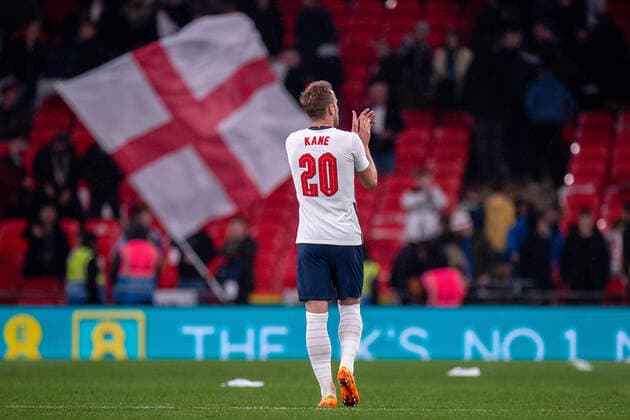 LONDON, ENGLAND - MARCH 29: Harry Kane of England during the International Friendly, Länderspiel, Nationalmannschaft match between England and Ivory Coast at Wembley Stadium on March 29, 2022 in London, E England v Ivory Coast - International Friendly Copyright: xSebastianxFrejx