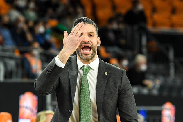 GER, EuroCup, ratiopharm ulm vs Frutti Extra Bursaspor 29 03 2022, ratiopharm arena, Neu Ulm, GER, EuroCup, ratiopharm ulm vs Frutti Extra Bursaspor, in picture Dusan Alimpijevic Bursaspor nordphotoxGmbHx xHafner nph00200