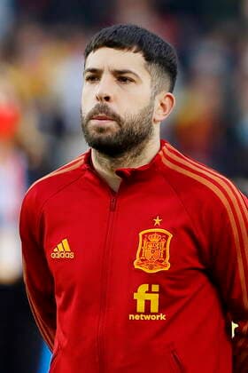 Jordi Alba (ESP), MARCH 29, 2022 - Football Soccer : International Friendly, Länderspiel, Nationalmannschaft match between Spain 5-0 Iceland at the Estafio Municipal de Riazor in A Coruna, Spain. Noxthirdxpartyxsales  (184655977)