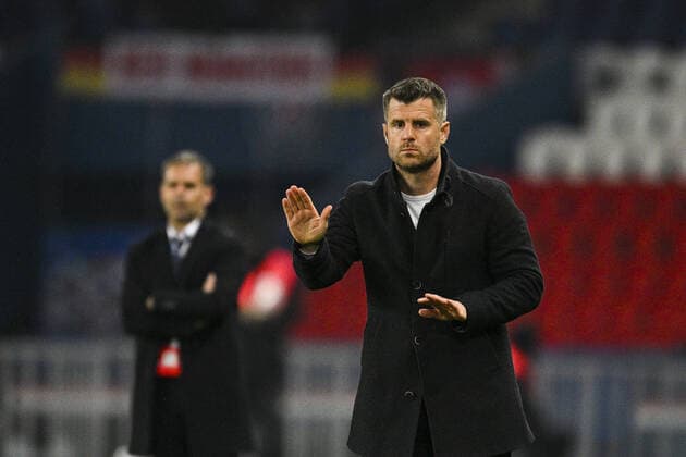Jens Scheuer - entraineur (Bayern Munich) FOOTBALL : PSG vs Bayern Munich - Ligue des Champions Feminine 1 4 finale retour - 30 03 2022 JBAutissier Panoramic 