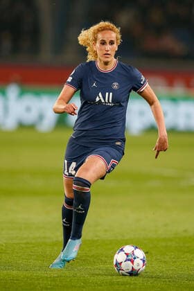 Parc des Princes Paris 30 03 2022 Uefa Women™s Champions League 1 4 Final, Paris Saint Germain FC Bayern Munich v l , Kheira Hamraoui Paris Saint Germain , FREESTELLER, Upright photo. Copyright: AntonioxBorga