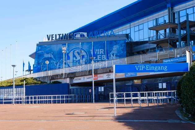 VIP Entrance to Veltins Arena, Football Stadium of Schalke 04 and Multifunctional Arena, Gelsenkirchen, Ruhr Area, North Rhine-Westphalia, Germany, Europe ibldwh08192921.jpg