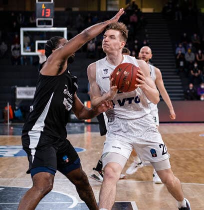 Desonta Bradford Trento , Justus Hollatz Towers 30 03 22, Hamburg, Hamburg Towers vs Dolimiti Energia Trento, Basketball 7Days EuroCup, Round 17, Season 2021 2022 Â