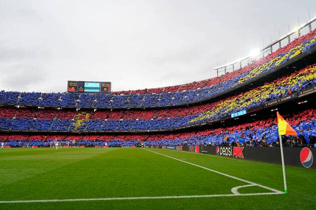IMAGO Iconic Moments, Fußball - Frauen ESP: FC Barcelona, Barca v Real Madrid. UEFA Womens Champions League Camp Nou stadium general view, World Record attendance at a women s football match with 91,553 spectators. during the UEFA Women’s Champions League match between FC Barcelona v Real Madrid played at Camp Nou Stadium Stadium on March 30, 2022 in Barcelona, Spain. kpng Copyright: xBaguxBlancox xPRESSINPHOTOx PS_220326_630