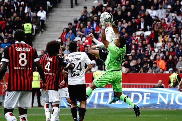Walter Benitez (OGC Nice) FOOTBALL : OGC Nice vs Rennes - Ligue 1 Uber Eats - Nice - 02 04 2022 NorbertScanella Panoramic 