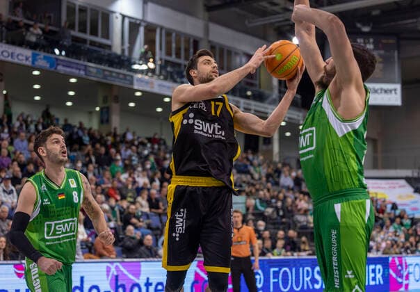 Basketball, 2. BL, ProA, Gladiators Trier - Tigers Tübingen