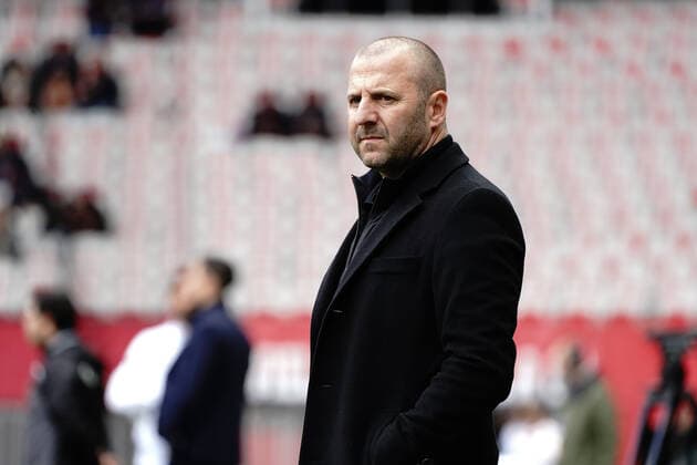 Fußball, OGC Nizza - Stade Rennes Florian Maurice FOOTBALL : OGC Nice vs Rennes - Ligue 1 Uber Eats - Nice - 02 04 2022 NorbertScanella Panoramic 