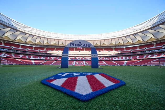 ESP: Atletico de Madrid v Deportivo Alaves. La Liga Santander General view of Wanda Metropolitano Stadium during the La Liga match between Atletico de Madrid and Deportivo Alaves played at Wanda Metropolitano Stadium on April 2, 2022 in Madrid, Spain. kpng Copyright: xRubenxAlbarranx xPRESSINPHOTOx RA_220401_003