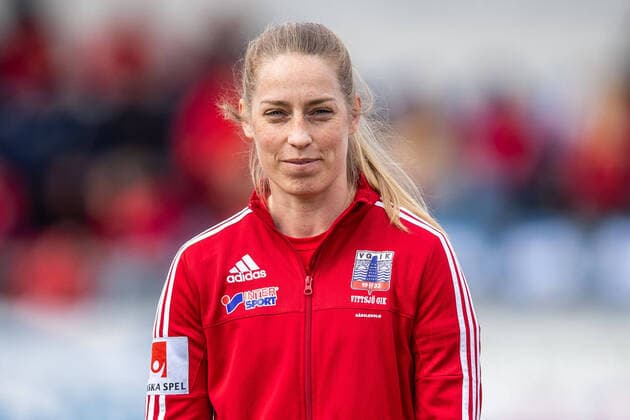 220403 Vittsjös Linda Sällström during the football match in the Damallsvenskan between Vittsjö and FC Rosengard on April 3, 2022 in Vittsjö,  Copyright: MATHILDAxAHLBERG BB220403BB742
