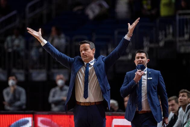 Basketball Berlin 04 04 2022 season 2021 2022 1 Bundesliga easyCredit BBL Alba Berlin Medi bayreuth Raoul Korner Bayreuth, coach