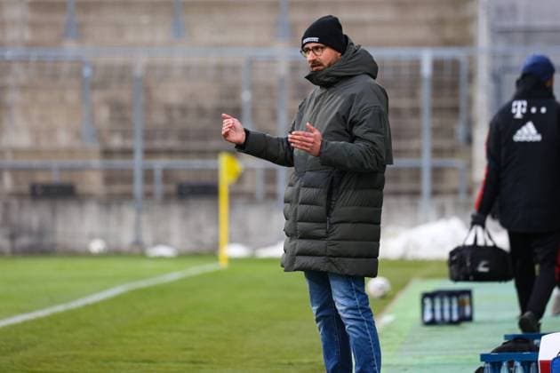 Regionalliga FC Bayern Muenchen II 1 FC Schweinfurt 04 04 2022 Schweinfurt coach Jan Gernlein in action Copyright: xBEAUTIFULxSPORTS Goldbergx