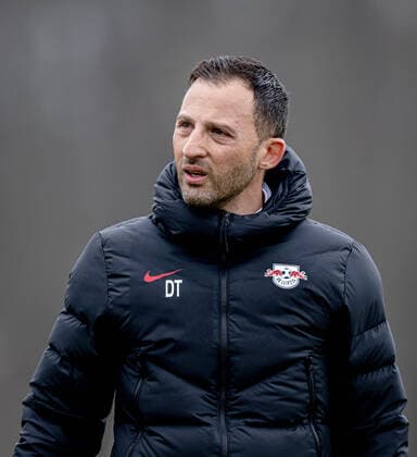 Leipzig head coach coach Domenico Tedesco training RB Leipzig on 29 March 2022 Red Bull Academy, Leipzig training RB Leipzig