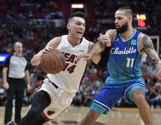Basketball, NBA, Miami Heat - Charlotte Hornets