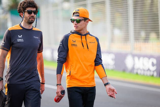 NORRIS Lando (gbr), McLaren F1 Team MCL36, portrait during the Formula 1 Heineken Australian Grand Prix 2022, 3rd round of the 2022 FIA Formula One World Championship, WM, Weltmeisterschaft on the Albert Park Circuit, from April 8 to 10, 2022 in Melbourne, Australia - F1 - AUSTRALIAN GRAND PRIX 2022 DPPI Panoramic  20220406_GOOD3506