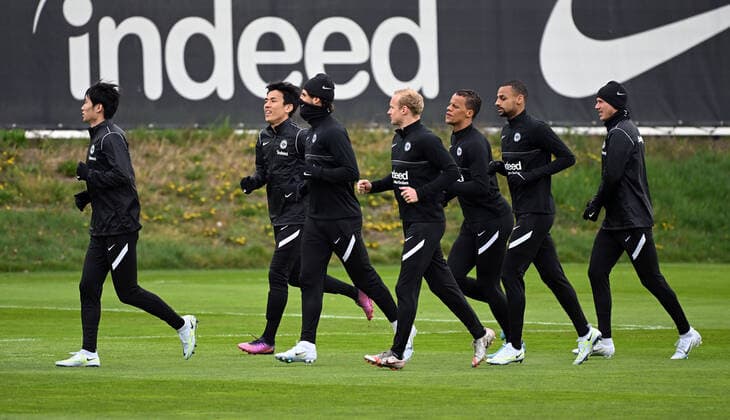 Football, EL, Eintracht Frankfurt, Training