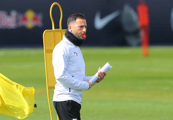 Football, EL, RB Leipzig, Training