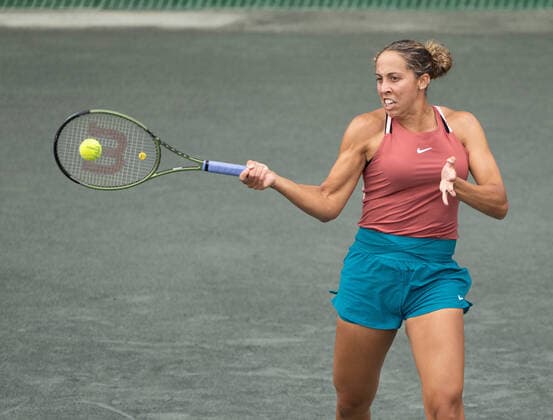 April 6, 2022: Madison Keys defeated Ulrikke Eikeri 6-3, 6-1, at the CreditOne Charleston Open being played at Family Circle Tennis Center in Charleston, South Carolina USA Tennisclix CSM Charleston USA - ZUMAc04_ 20220406_zaf_c04_016 Copyright: xLesliexBillmanx