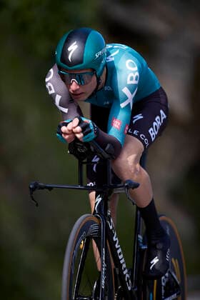 61st Itzulia Basque Country 2022 - Stage 1 HONDARRIBIA, SPAIN - APRIL 04: Aleksandr Vlasov of Bora-Hansgrohe in action during the 61st Itzulia Basque Country 2022 - Stage 1 a 7,5km individual time trial from Hondarribia to Hondarribia on April 4, 2022, in Hondarribia, Spain. Hondarribia Basque Country Spain ITZ-CRI-HOND106 Copyright: xRicardoxLarreinax