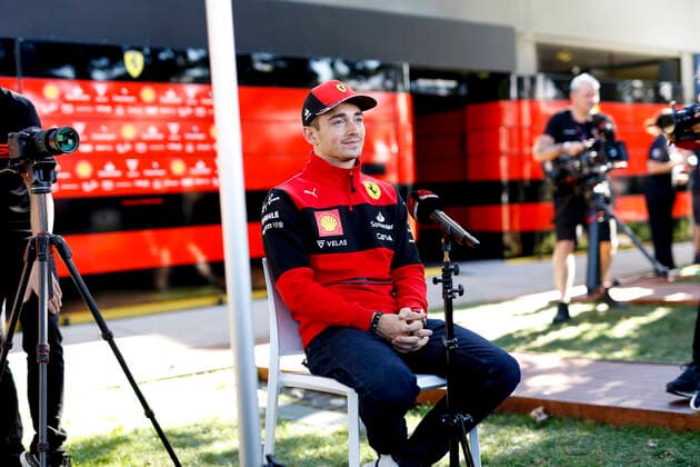 16 Charles Leclerc MCO, Scuderia Ferrari , F1 Grand Prix of Australia at Melbourne Grand Prix Circuit on April 7, 2022 in Melbourne, Australia Photo by HOCH ZWEI Melbourne Australia