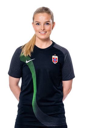 220407 Goalkeeper Guro Pettersen of the Norwegian womens national football team poses for a portrait on April 4, 2022 in Oslo Photo Vegard Grott BILDBYRAN kod VG VG0262 bbeng fotball fotboll football norge norway a kvinnor portrett porträtt portraits dam,  Copyright: VEGARDxGRoTT BB220407VG182