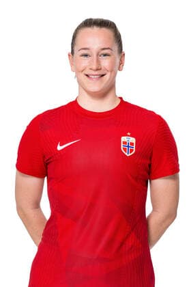 220407 Elisabeth Terland of the Norwegian women nationals national football team poses for a portrait on April 4, 2022 in Oslo Photo Vegard Grott BILDBYRAN kod VG VG0262 bbeng fotball fotboll football norge norway a kvinnor portrett porträtt portraits dam,  Copyright: VEGARDxGRoTT BB220407VG197