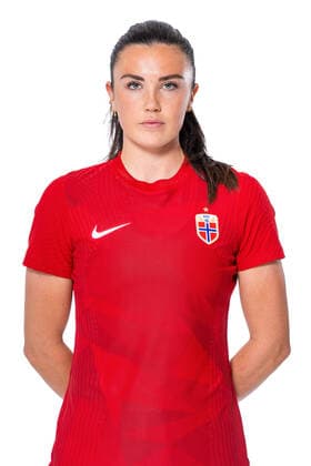 220407 Ingrid Syrstad Engen of the Norwegian womens national football team poses for a portrait on April 4, 2022 in Oslo Photo Vegard Grott BILDBYRAN kod VG VG0262 bbeng fotball fotboll football norge norway a kvinnor portrett porträtt portraits dam,  Copyright: VEGARDxGRoTT BB220407VG260