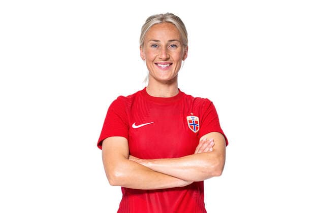220407 Anja Sonstevold of the Norwegian womens national football team poses for a portrait on April 4, 2022 in Oslo Photo Vegard Grott BILDBYRAN kod VG VG0262 bbeng fotball fotboll football norway norway a kvinnor portrett porträtt portraits dam,  Copyright: VEGARDxGRoTT BB220407VG316