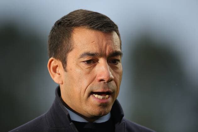 Mandatory Credit: Photo by Michael Zemanek Shutterstock (12885087i) Giovanni van Bronckhorst manager of Rangers Braga v Rangers, UEFA Europa League, Quarter Final, First Leg, Football, Estadio Municipal de Braga, Braga, Portugal - 07 Apr 2022 EDITORIAL USE ONLY No use with unauthorised audio, video, data, fixture lists, club league logos or live services. Online in-match use limited to 120 images, no video emulation. No use in betting, games or single club league player publications. Braga v Rangers, UEFA Europa League, Quarter Final, First Leg, Football, Estadio Municipal de Braga, Braga, Portugal - 07 Apr 2022 EDITORIAL USE ONLY No use with unauthorised audio, video, data, fixture lists, club league logos or live services. Online in-match use limited to 120 images, no video emulation. No use in betting, games or single club league player publications.  Copyright: xMichaelxZemanek Shutterstockx 12885087i