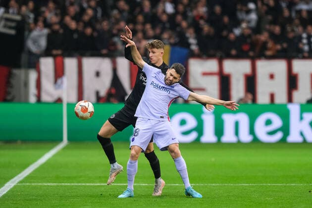 Football, EL, Eintracht Frankfurt - FC Barcelona