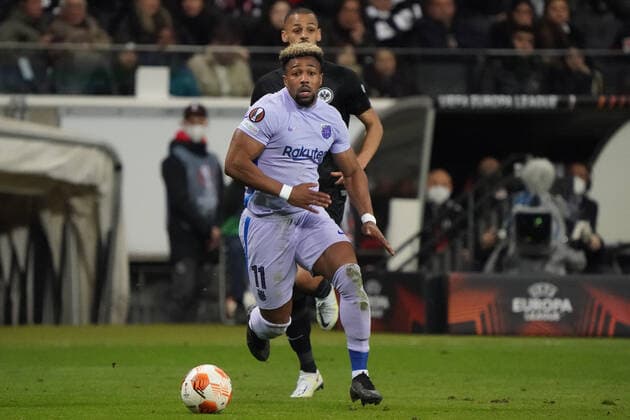 Adama Traore FC Barcelona, Barca Frankfurt 07 04 2022 Eintracht Frankfurt vs FC Barcelona, UEFA Europa League, quarter final, first leg