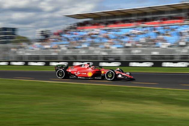 AUSTRALIAN F1 GRAND PRIX, Charles Leclerc of Ferrari during Practice 1 for the Formula 1 Australian Grand Prix 2022 at the Albert Park Grand Prix Circuit in Melbourne, Friday, April 8, 2022. ( NO ARCHIVING, EDITORIAL USE ONLY, NO USE IN BOOKS WITHOUT CONSENT MELBOURNE VIC AUSTRALIA  Copyright: xJOELxCARRETTx 20220408001644867861